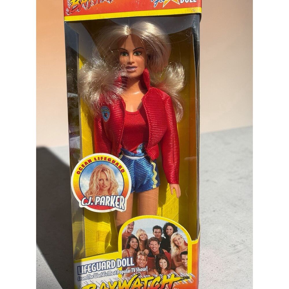 Baywatch C.J. Parker Posable Lifeguard Doll TV Collectible Original 1997